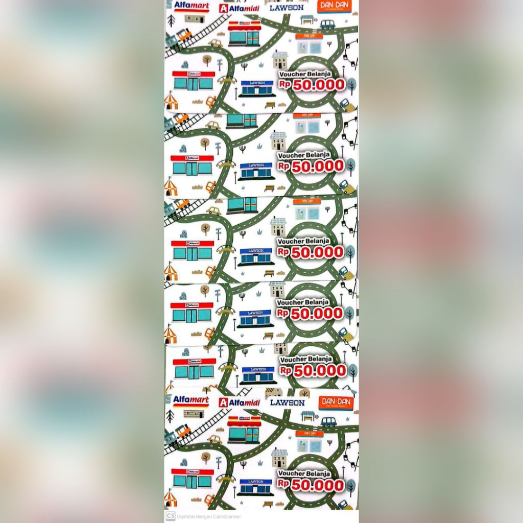 Voucher Belanja Alfamart/Alfamidi/Lawson @50k