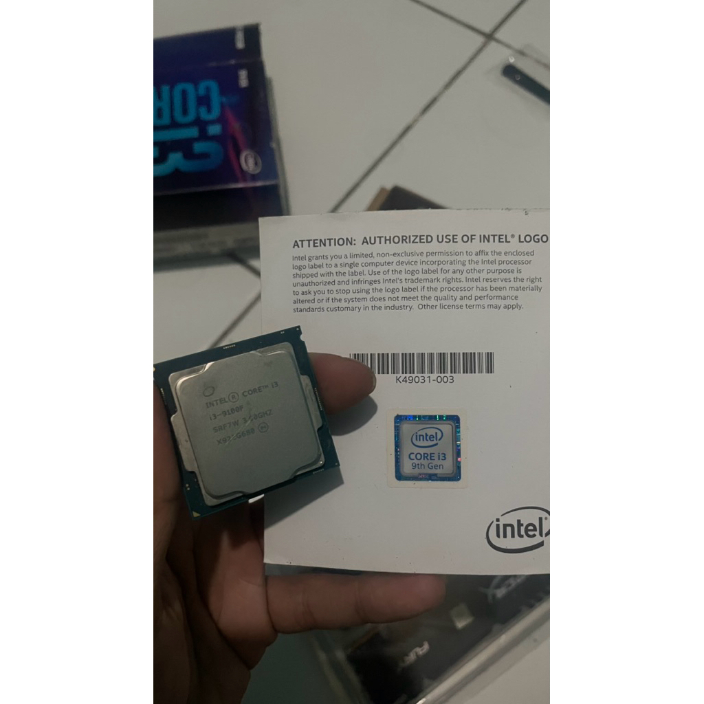 Processor Intel i3-9100f