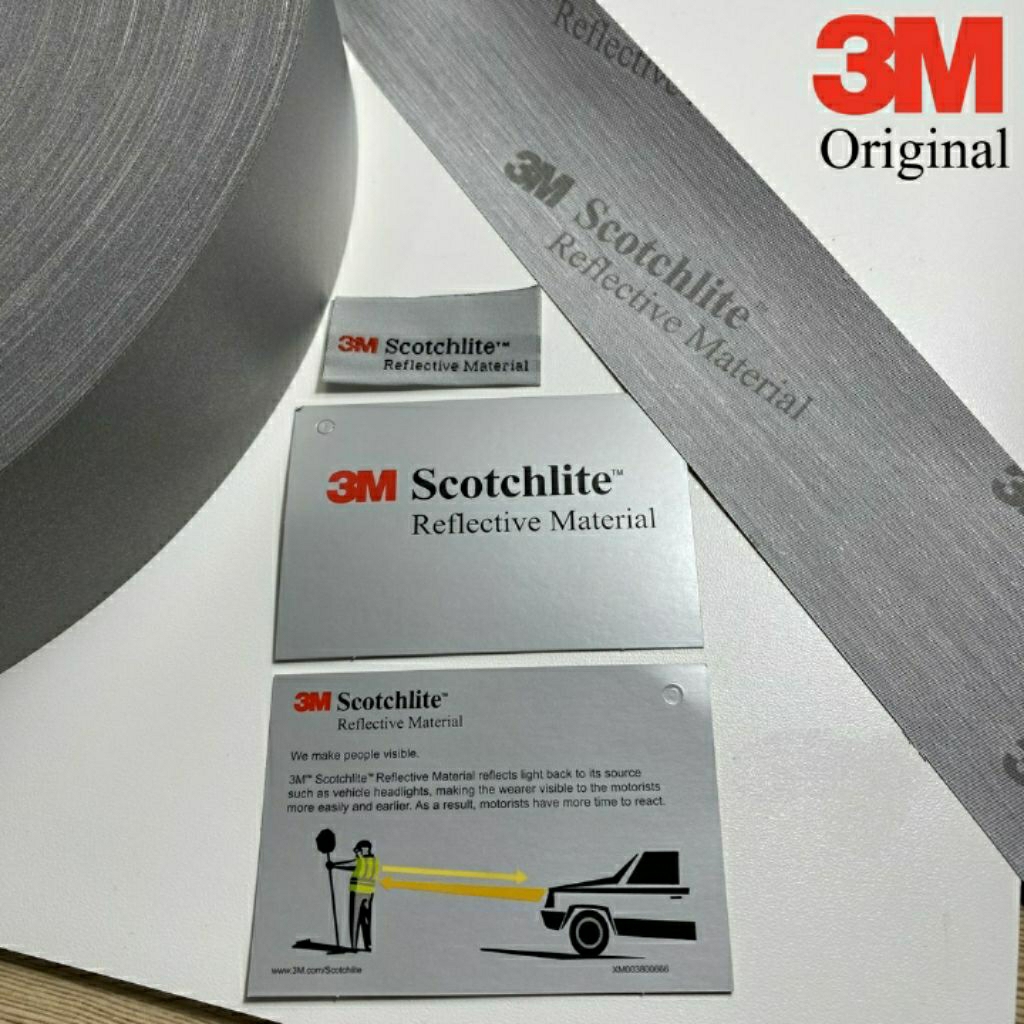 Pita scotchlite Reflektor 3M 8906 5cm 2.5cm Meteran