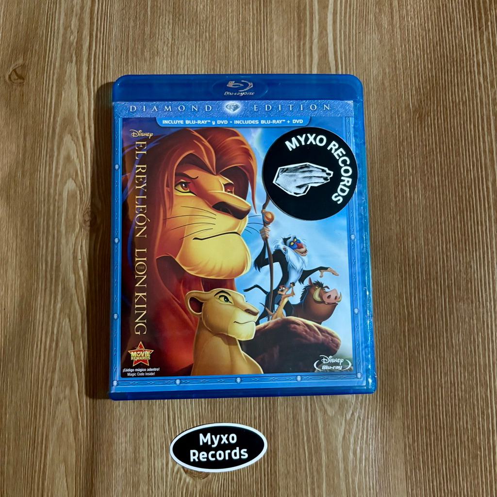 Myxo Records Blu-ray BD + DVD Original Lion King Diamond Edition Disney Film Animasi Terbaik Bluray