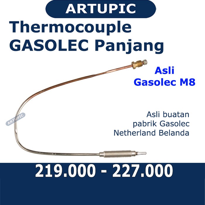 Thermocouple Gasolec Long M8 Asli Original Pematik Pemanas Kandang Ayam