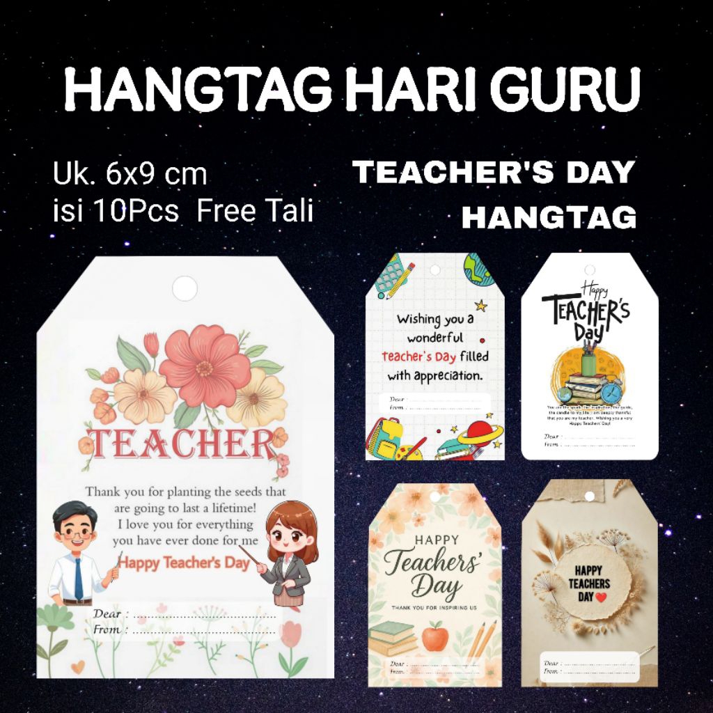 HANGTAG HARI GURU HANG TAG TEACHER'S DAY