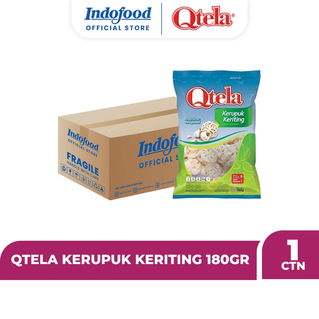 CTN - Qtela Kerupuk Keriting 180 Gr