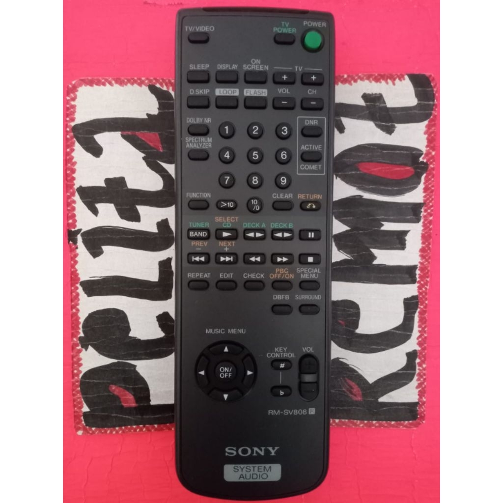 REMOT COMPO SONY ORIGINAL TERLENGKAP