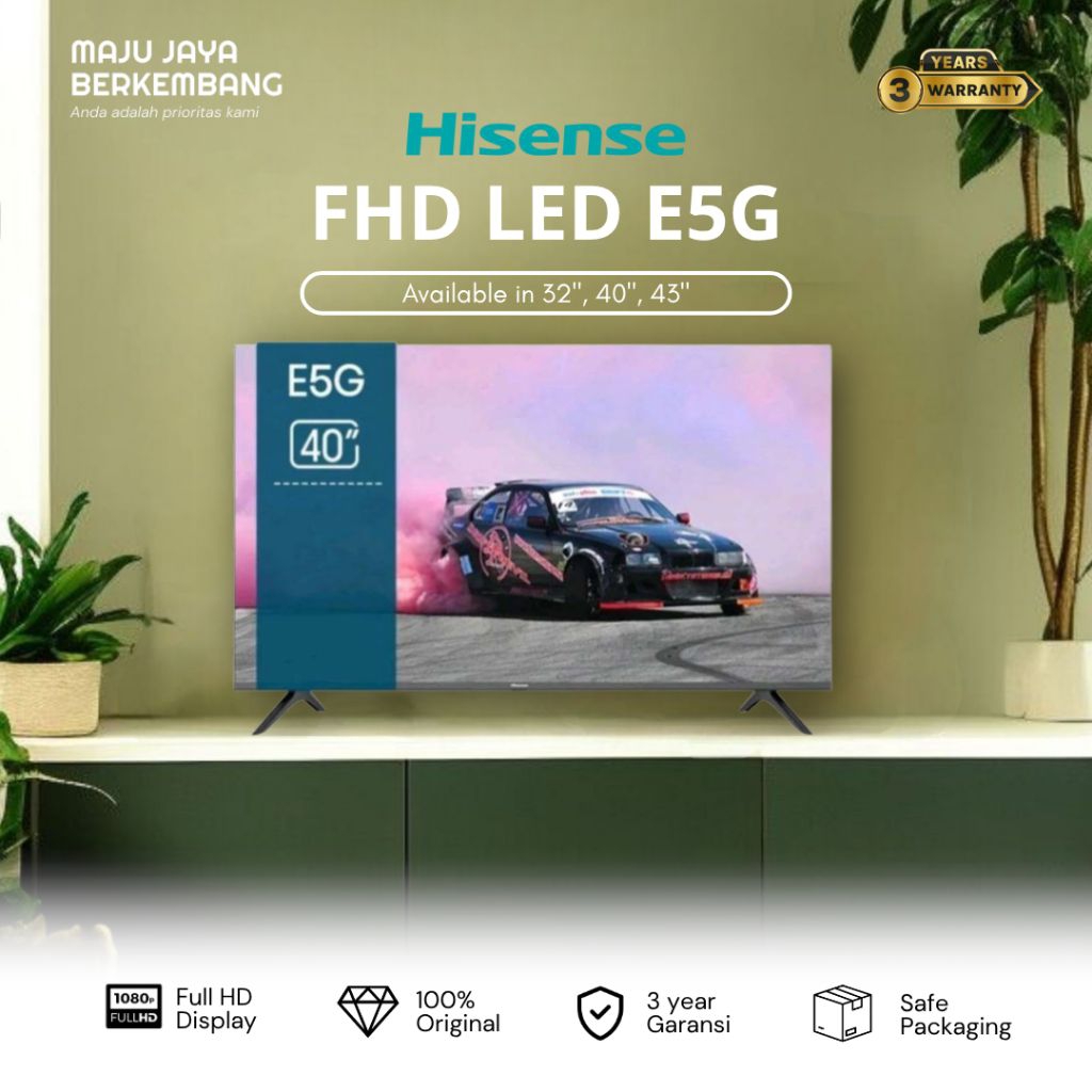 HISENSE 40E5G FHD FULL HD ANDROID TV 40 inch e5g