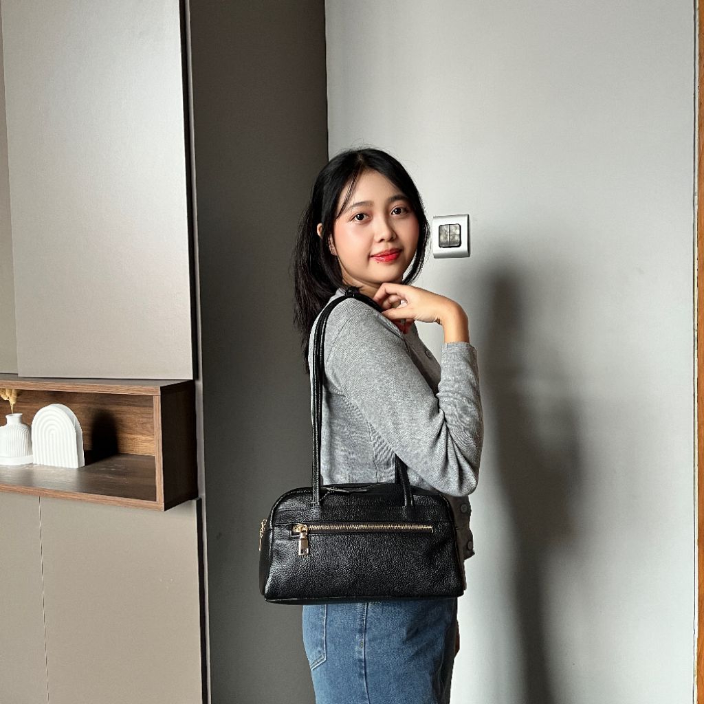 Tas Selempang Wanita Kulit Sapi Asli Berkualitas Premium Valiant Leather AMARA Shoulder Bag