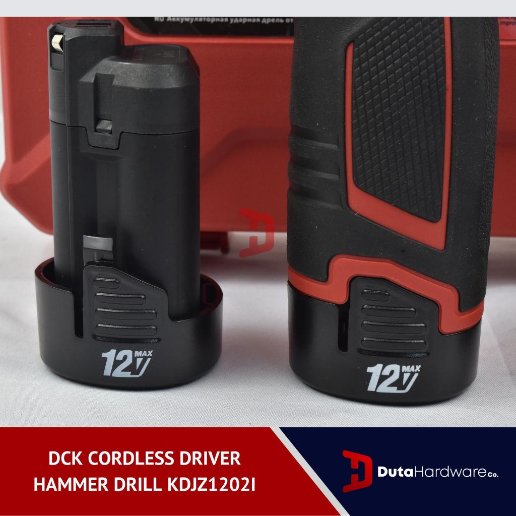 DCK Cordless Driver Hammer Drill 12V KDJZ 1202i - Mesin Bor Baterai