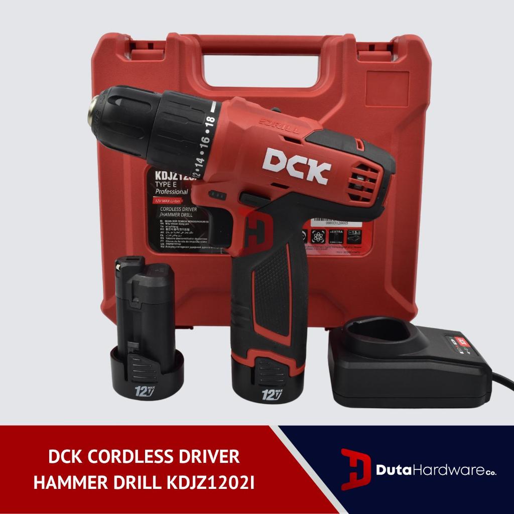 DCK Cordless Driver Hammer Drill 12V KDJZ 1202i - Mesin Bor Baterai