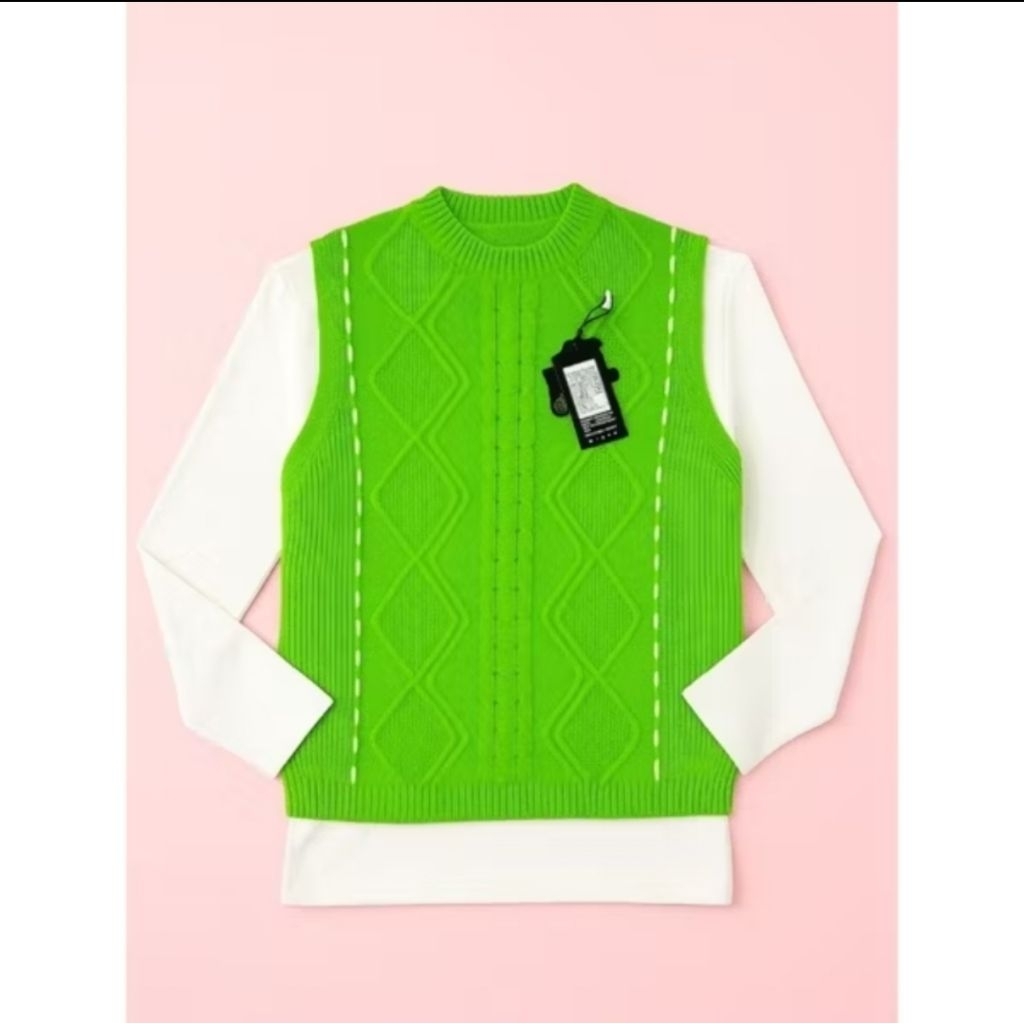 atasan 2in1 rajut size 160 ld 55