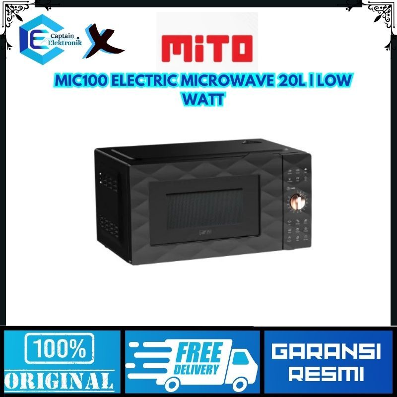 MITO MIC100 Electric Microwave 20L | Low Watt
