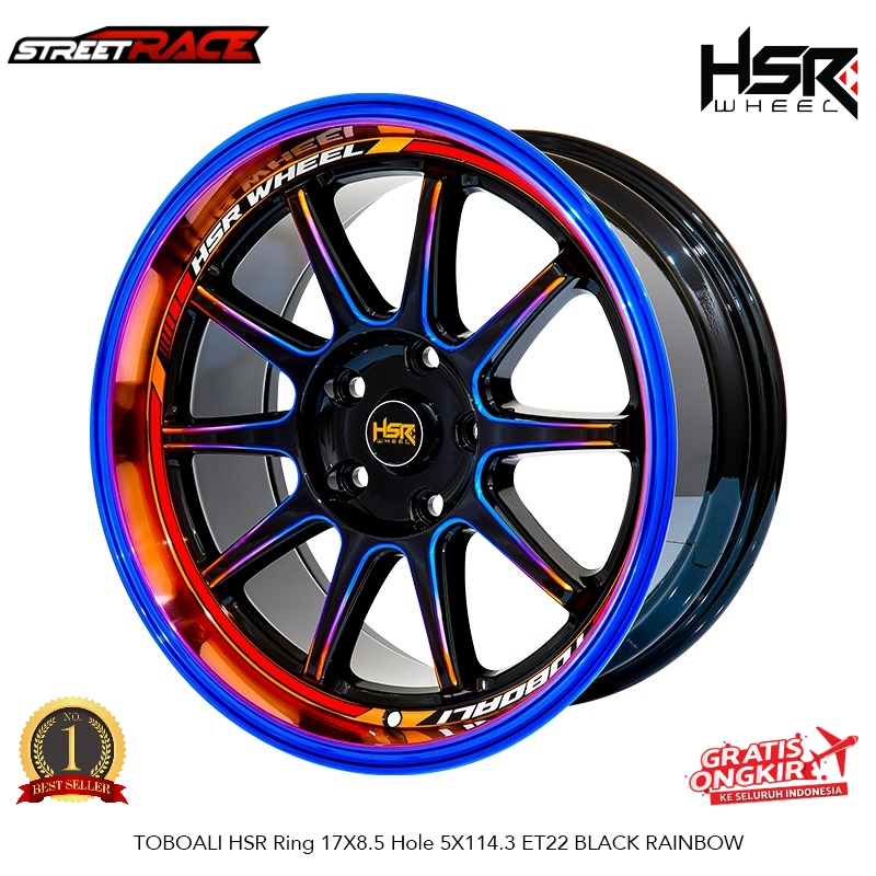 VELG MOBIL RING 17 HSR TOBOALI BUAT INNOVA SERENA X-PANDER RUSH TERIOS