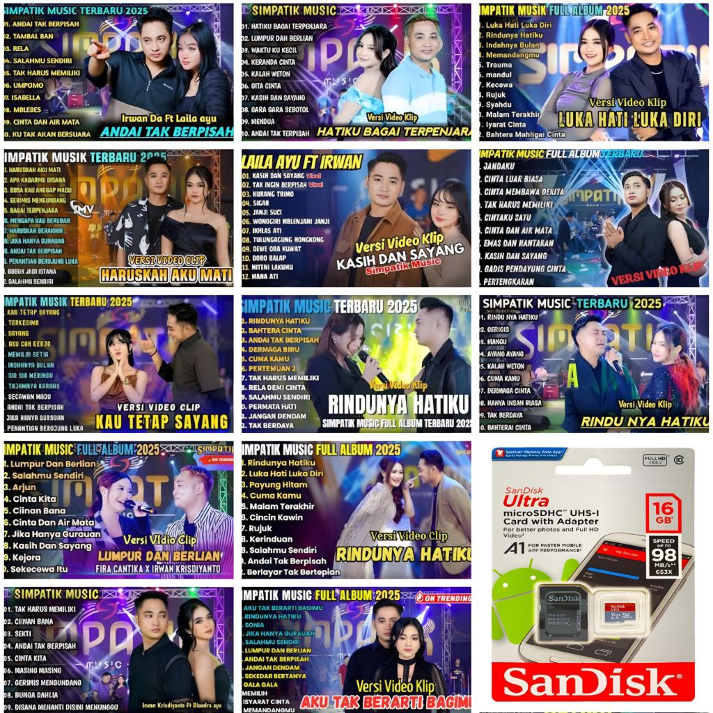 SD CARD FULL LAGU DANGDUT KOPLO SIMPATIK MUSIK FULL ALBUM - SD CARD FULL MUSIK DANGDUT TERBARU - KAR