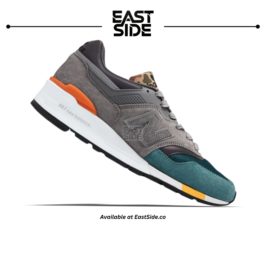 Eastside.co - Sepatu NB 997s Duck Grey Camo Sneakers Authentic