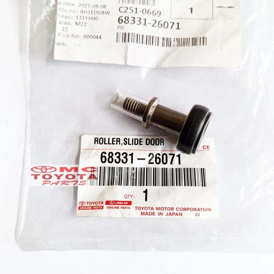 Roller Slide Door Hiace Commuter Original Toyota 68331-26071 Roler Sliding Door Roller Pintu Atas Be