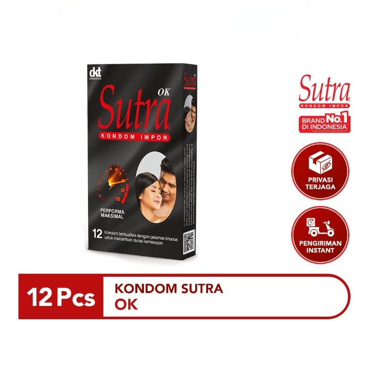 [KBM] Kondom Sutra OK Hitam - 12 PCS