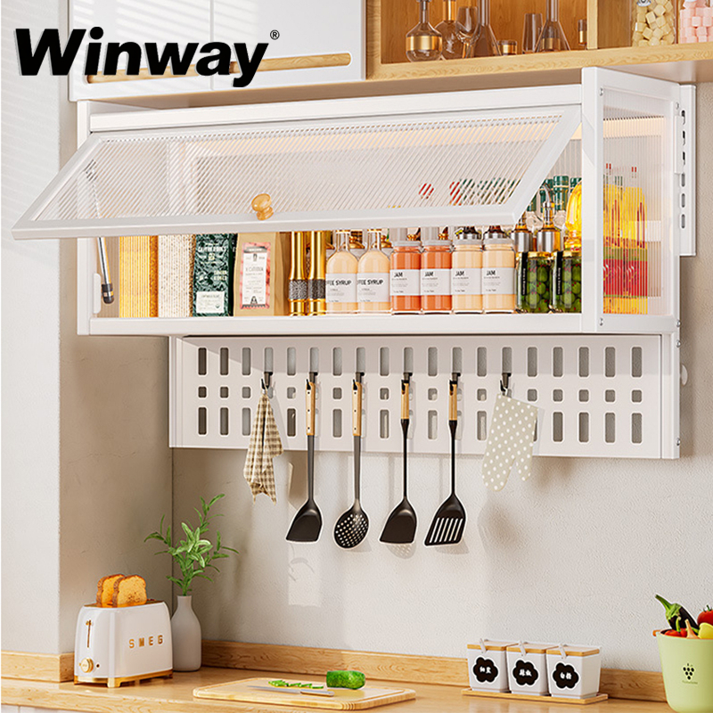 Lemari Dapur Gantung Rak Bumbu Dapur Lemari Dinding Dapur Rak Dinding Dapur Kabinet Dapur Atas