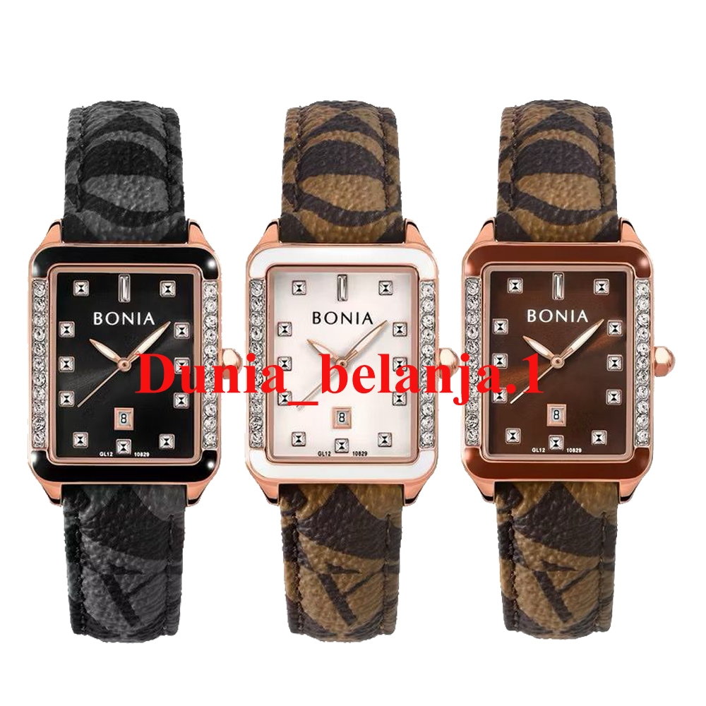 Original 100% Jam Tangan Wanita Bonia Elegance B10829 BNB10829 Kulit Garansi Resmi 2 Tahun
