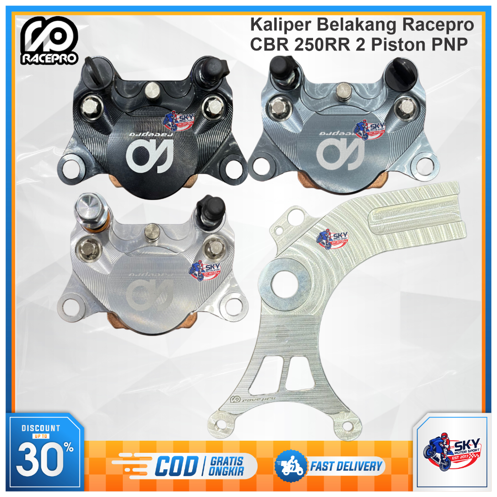 Kaliper Belakang Racepro CBR 250RR 2 Piston Plus Bracket Original