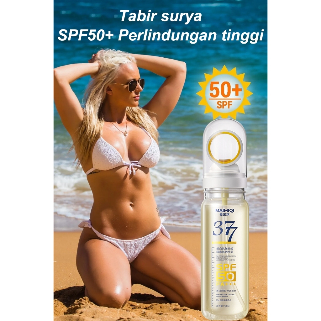 【BPOM】Tabir Surya Pemutih UV SPF50+ PA+++ Tabir Surya Wajah dan Tubuh Tabir Surya Anti Penuaan Tabir