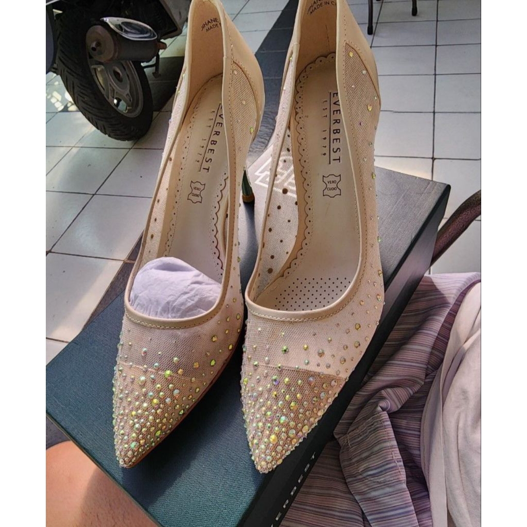 sepatu heels everbest evb 38 preloved second