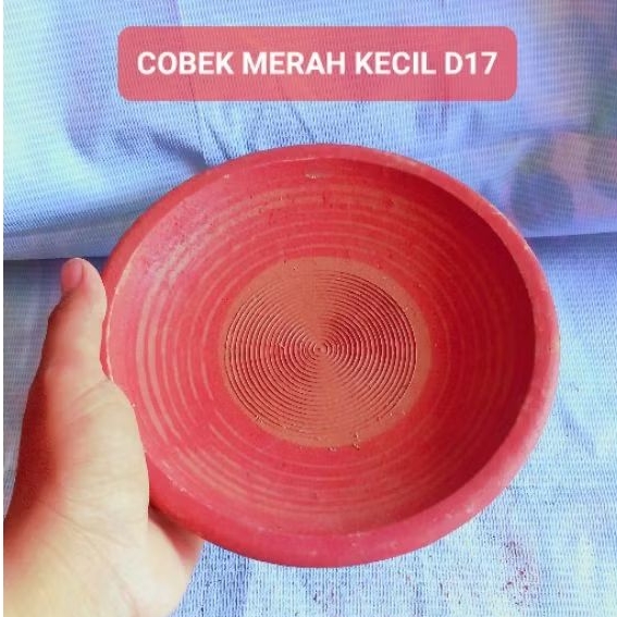 Cobek Tanah Liat Merah D17,Cobek gerabah merah,cobek Tanah Liat gerabah,Cobek Merah Viral,Cobek mura