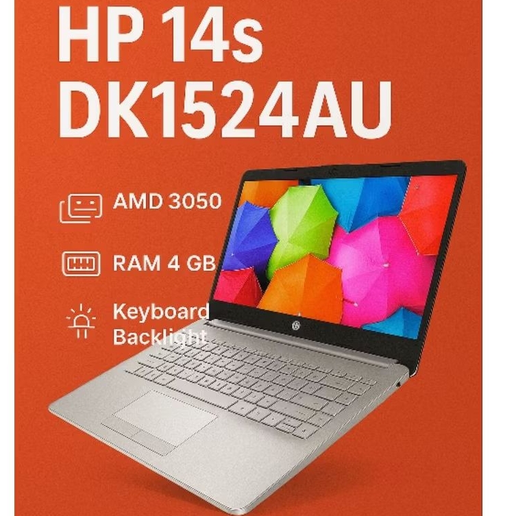 HP 14S DK1524AU AMD 3050 SSD 512 GB