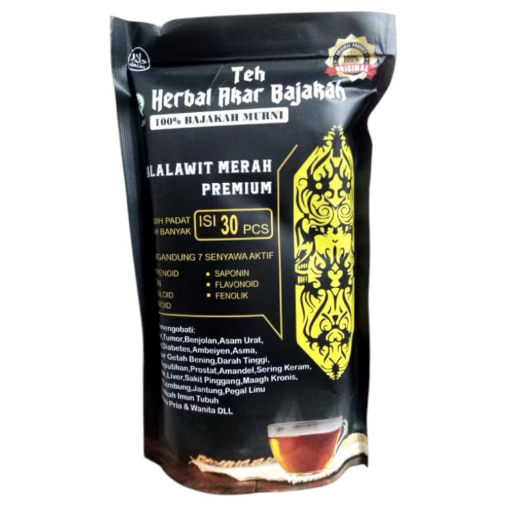 Teh Bajakah Asli Kalimantan Teh Celup Bajaka isi 30 Pcs