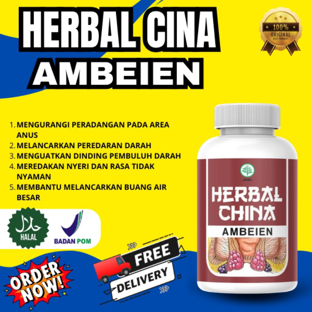 Herbal Cina Ambeien Solusi Terbaik Bagi Penderita Ambeien (HALAL BPOM)