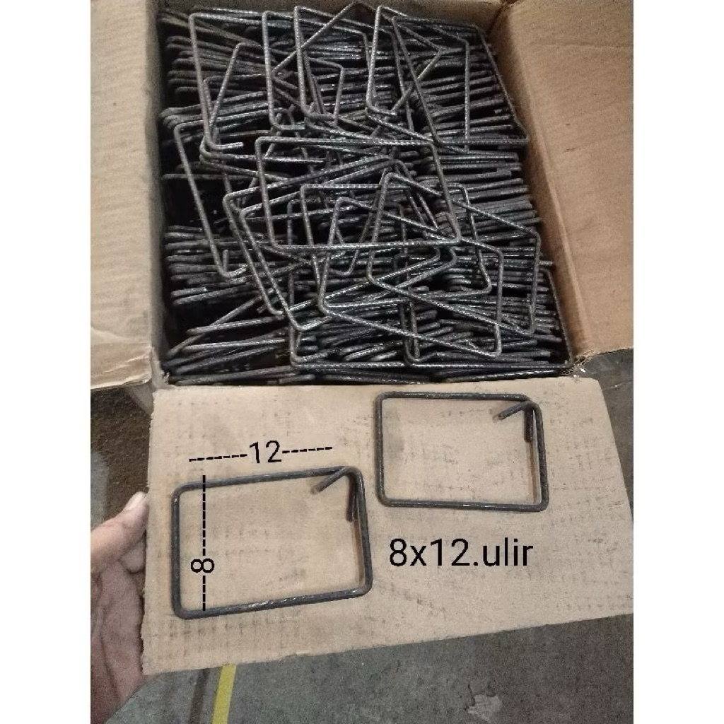 Besi Begel-Cinci Besi Begel Ukuran 8x12 ulir 5,5mm
