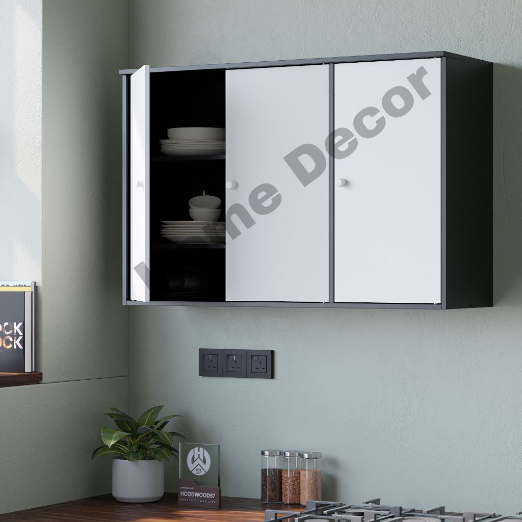 Kitchen Set Atas 3 Pintu Kitchen Set Minimalis Rak Dapur Serbaguna Tempel Dinding Gantung Multifungs