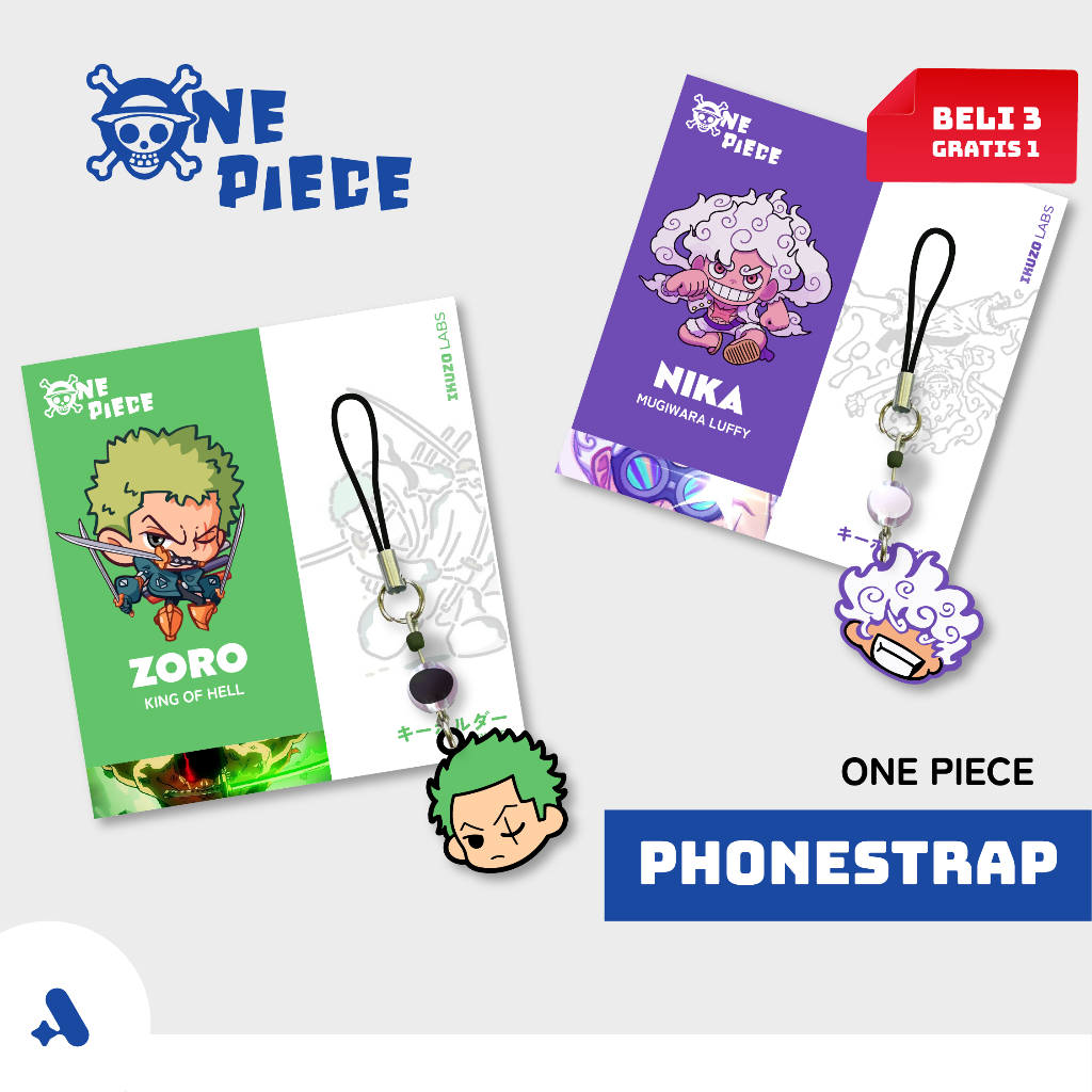GANTUNGAN HP ONE PIECE PHONECHARM PHONESTRAP