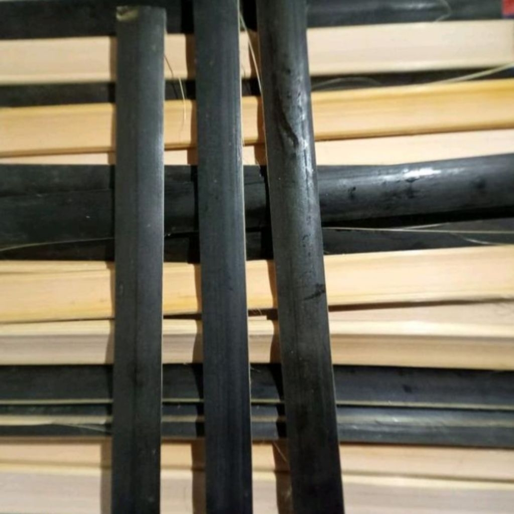 bilah bambu hitam panjang 100cm 10bilah