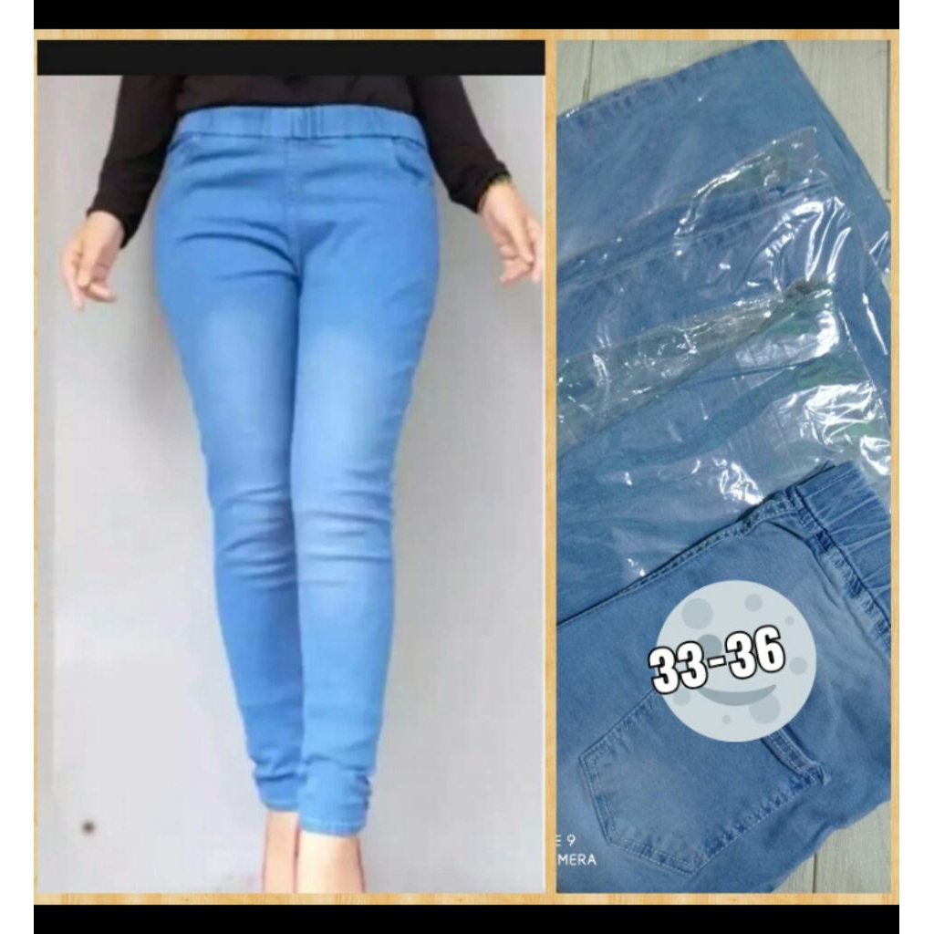Celana Jeans Big size wanita 35 36 37 38 39 40 41 42/Celana Jeans Cewek Jumbo