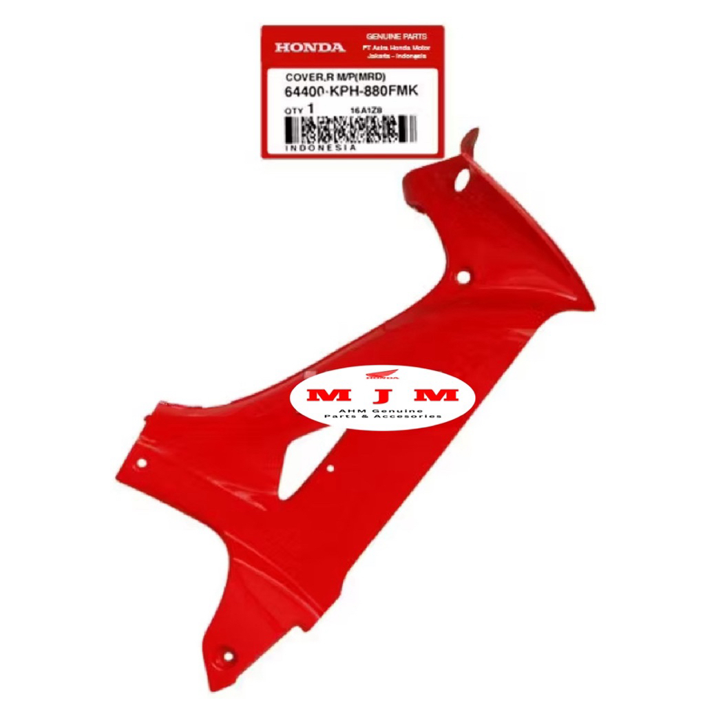 64400-KPH-880FMK Cover Sayap Dalam Kanan Karisma 125 D Merah