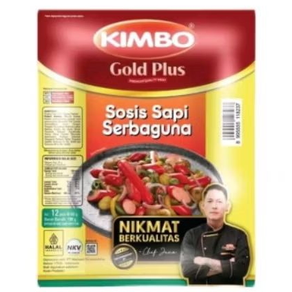 Kimbo Sosis Sapi Serbaguna isi 12 pcs 396GR