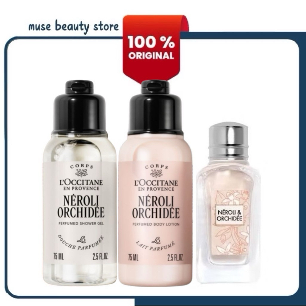 [ LOCCITANE ] NEROLI ORCHIDEE LIMITED EDITION EXCLUSIVE SET PROMO PAKET TRAVEL SIZE TRIAL KIT GIFT-S