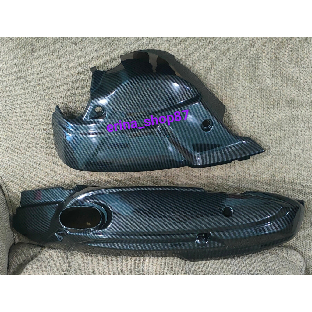 PROMO HARGA SPESIAL COVER CVT MESIN MOTOR MIO SOUL KARBU CARBON ZORO / COVER CVT MESIN KARBO ZORO MO