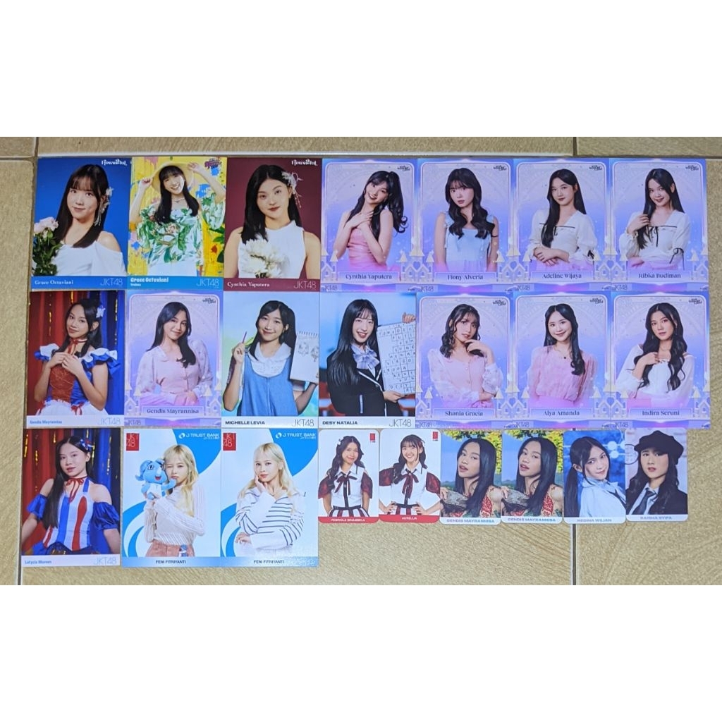 PP Gita Feni Gracie Lyn Olla Zee Azizi Sukinanda circus Photocard Photopack JKT48