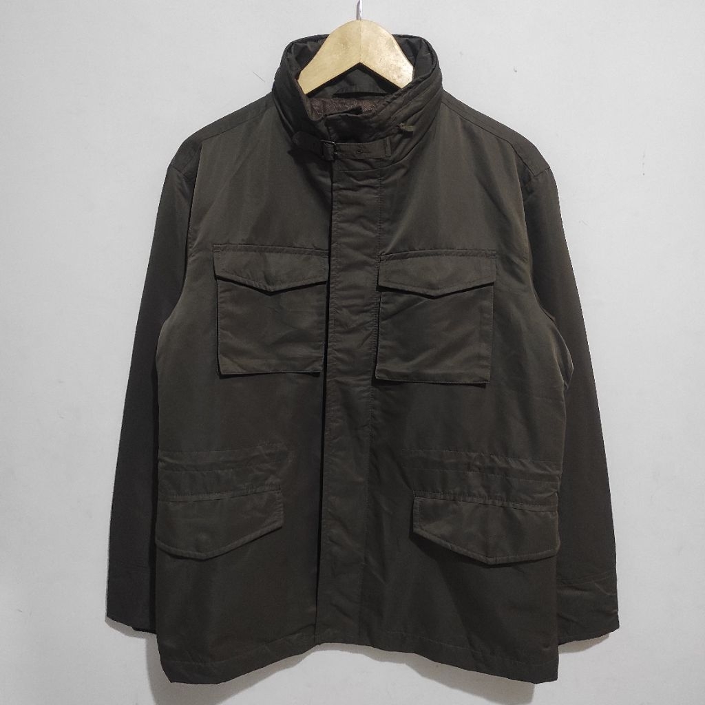 Uniqlo M65 Air Tech Parka Jacket Brown Original