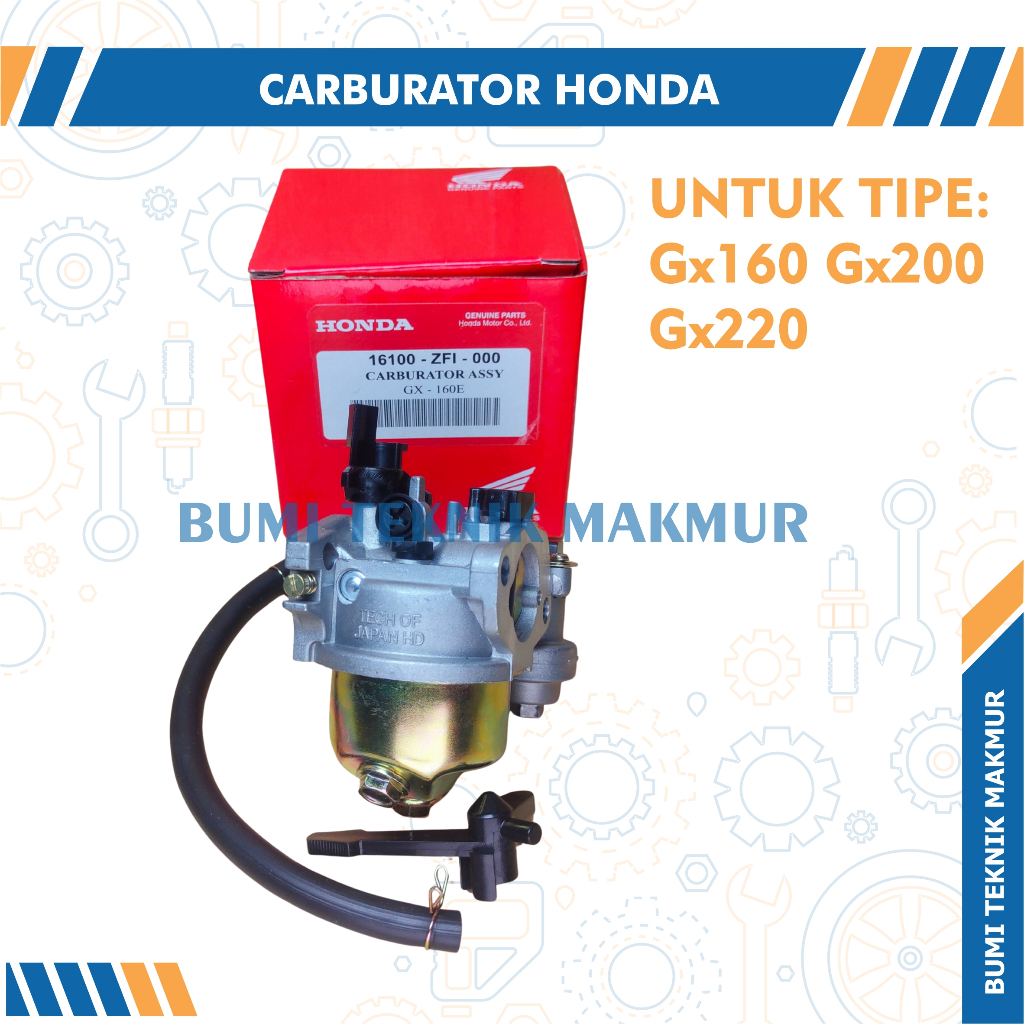 karburator Gx160 Gx200 Gx220 Mesin Penggerak Alkon/Genset Honda