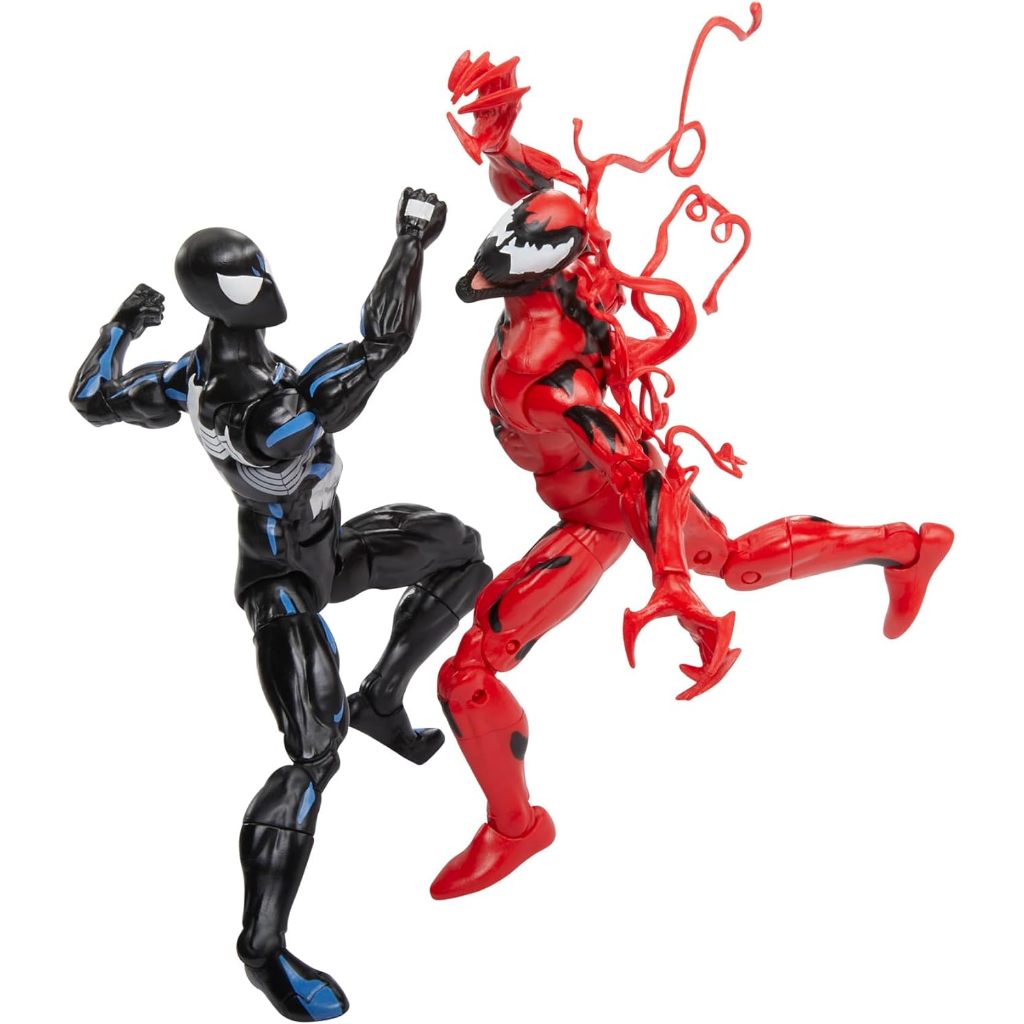 Marvel Legends Series Spider-Man Symbiote & Carnage 6-Inch Collectible Action Figures 2-Pack
