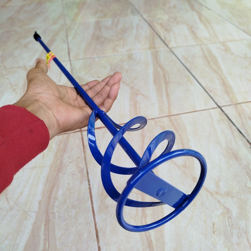 Mixer Alat Pengaduk Cat Semen Mortal 100 x 600 mm Mata Bor Penaduk Semen Mixer Cat Tjap Mata