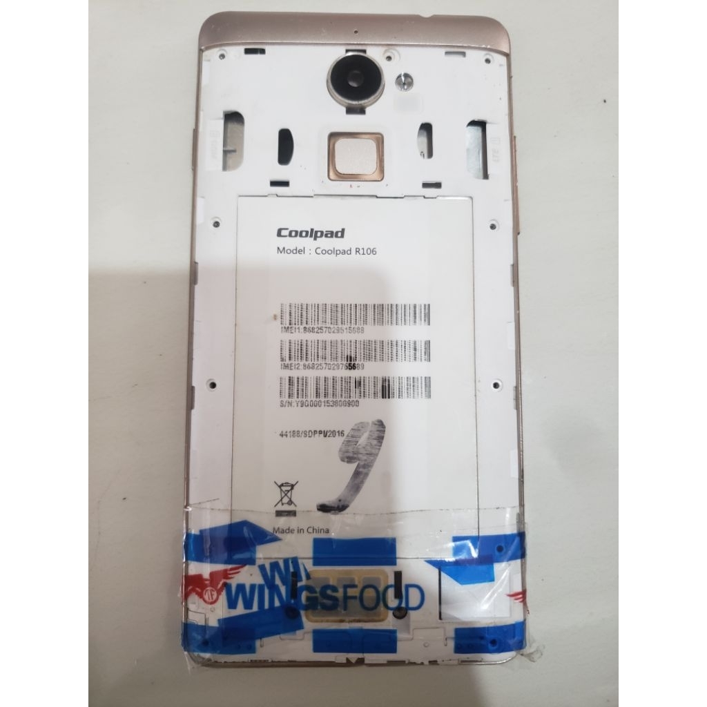 Lcd Tc retak Hp Coolpad R106 cabutan ya