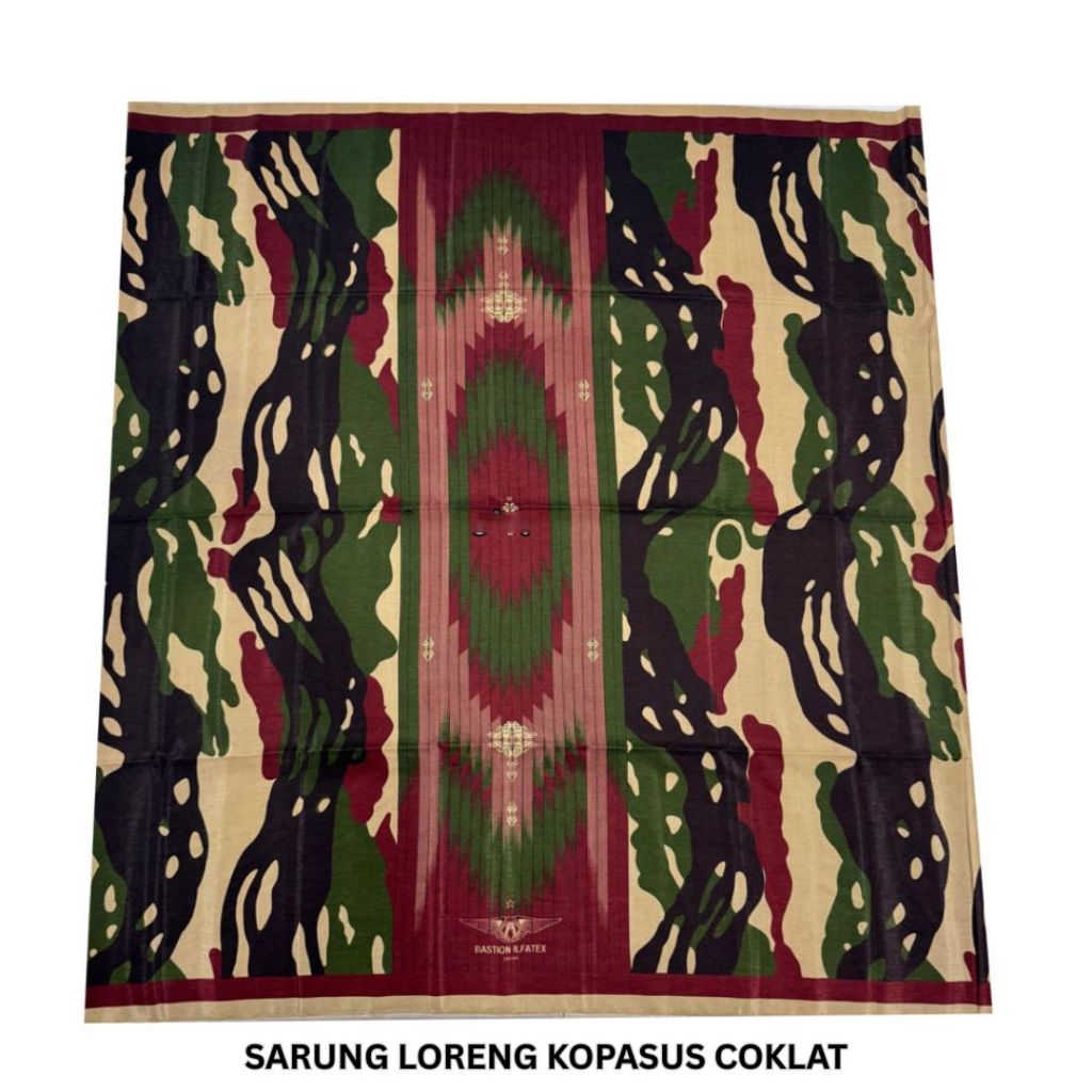 Sarung Loreng TNI - Sarung Banser loreng - Bahan Samarinda original