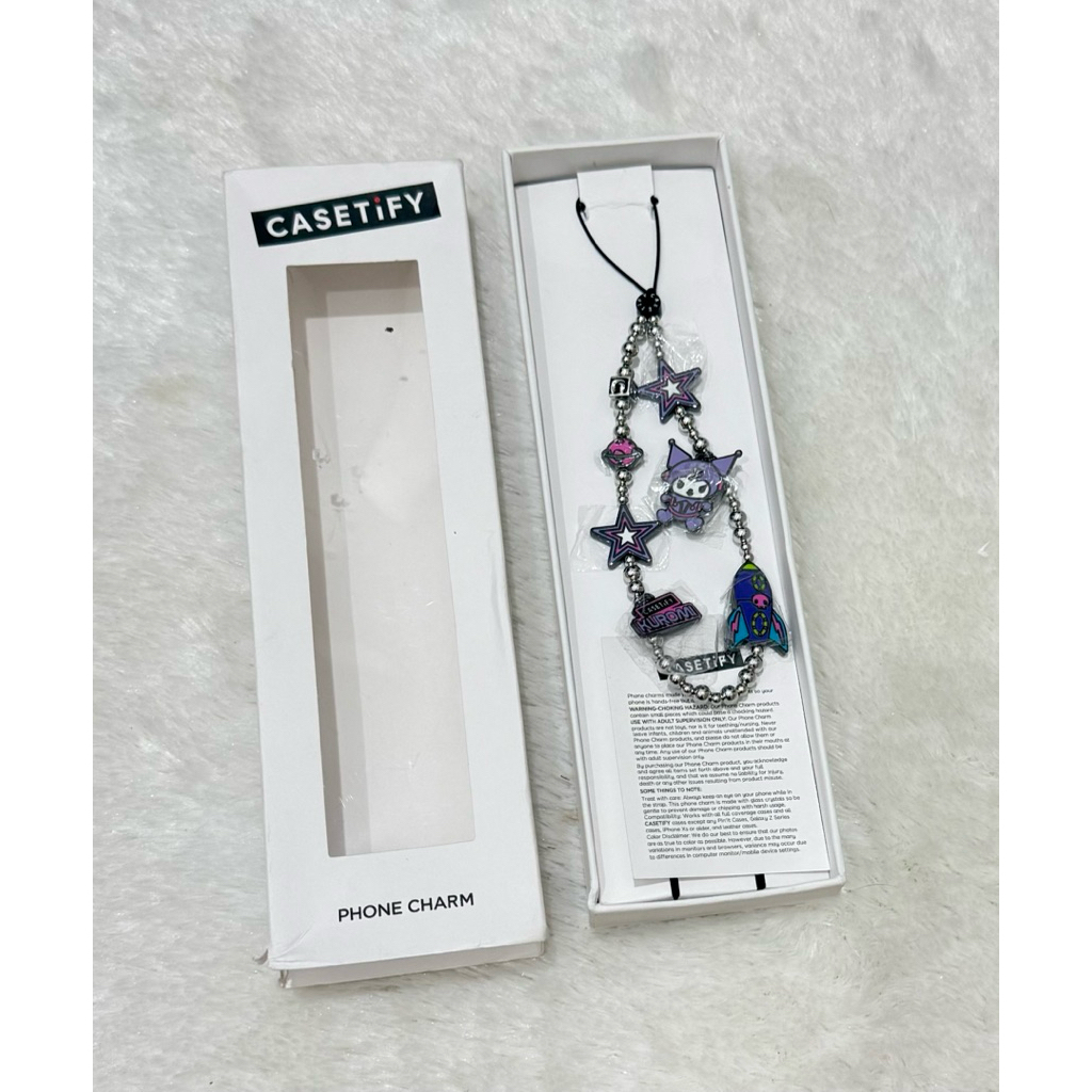 Casetify Phone Strap KUROMI - Gantungan Hp ORIGINAL