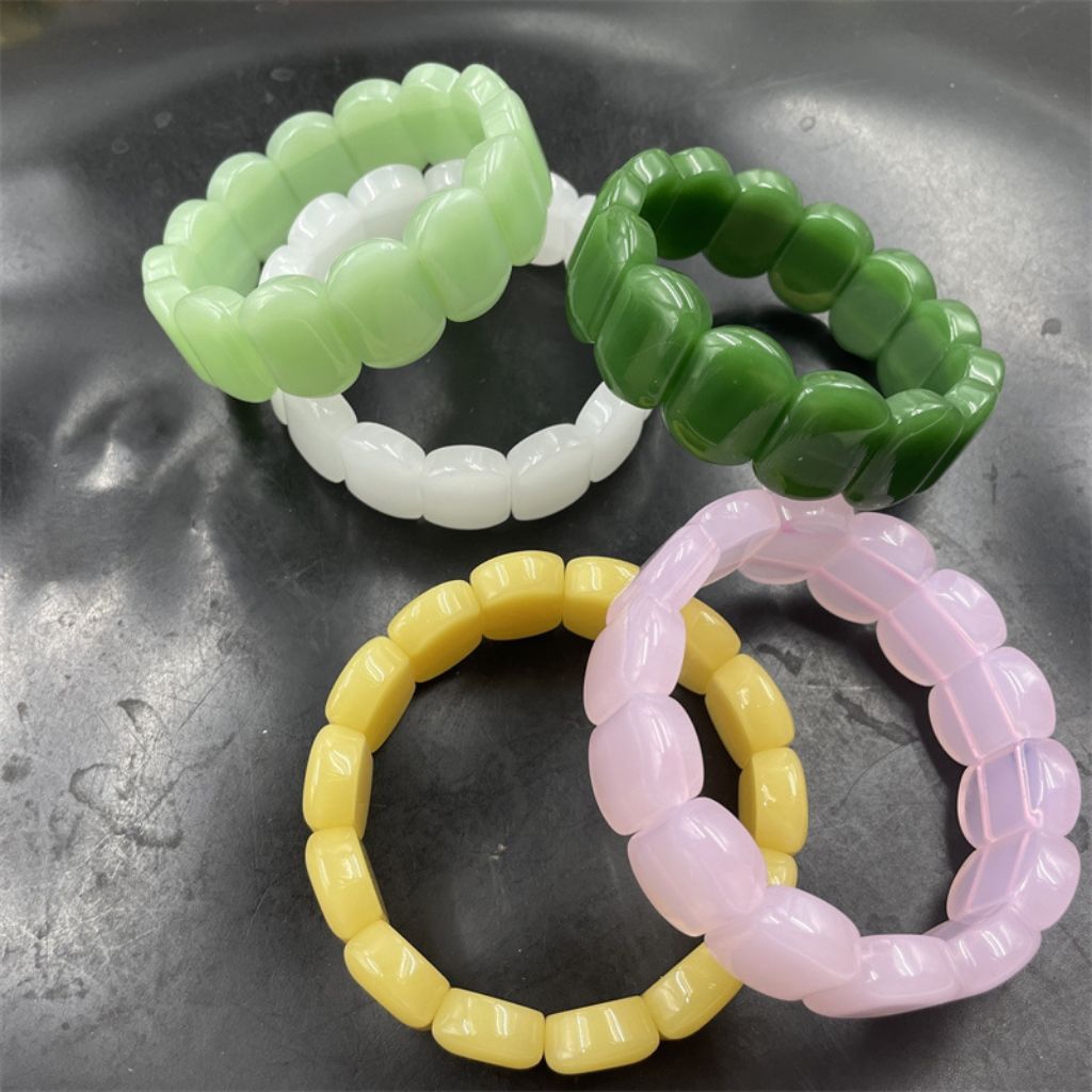 Gelang giok kotak - Gelang giok tibet