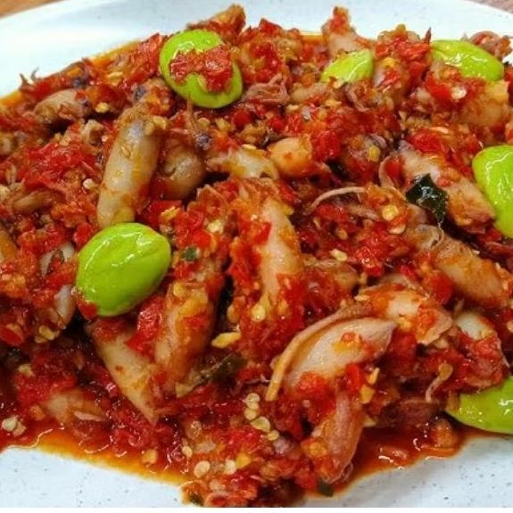 Sambal Cumi Asin Pete Lauk Matang Frozen