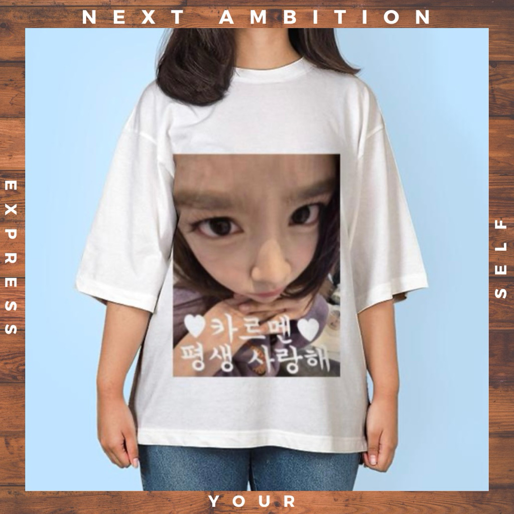 T-SHIRT OVERSIZE CARMEN  UNISEX H2H HEARTS2HEARTS | Merch Kpop H2H Official Unofficial