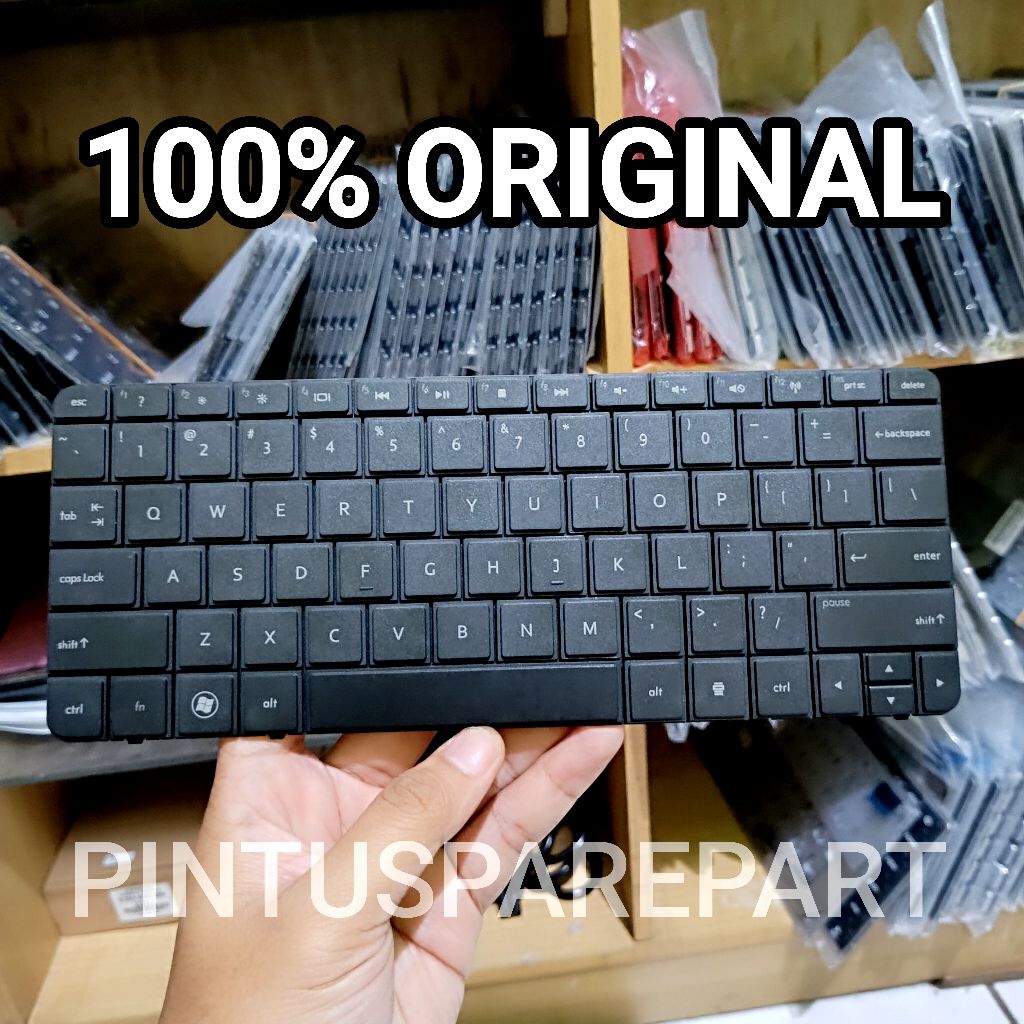 (Genuine Hitam) ORIGINAL NEW Keyboard Hp Mini 110-3500 210-3000 210-3001XX 210-3040CA 210-3040NR 210