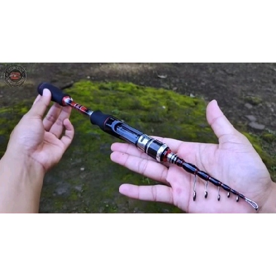 Joran costum telescopic spinning/bc P 180 cm